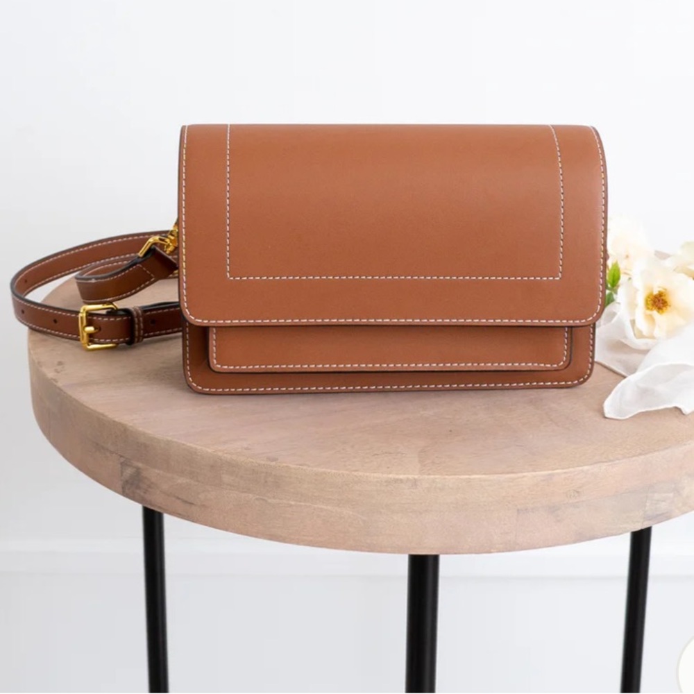 NEW Allyn leather shoulder bag